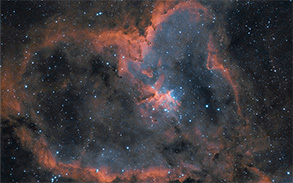 The Heart Nebula in Cassiopeia from August 2022