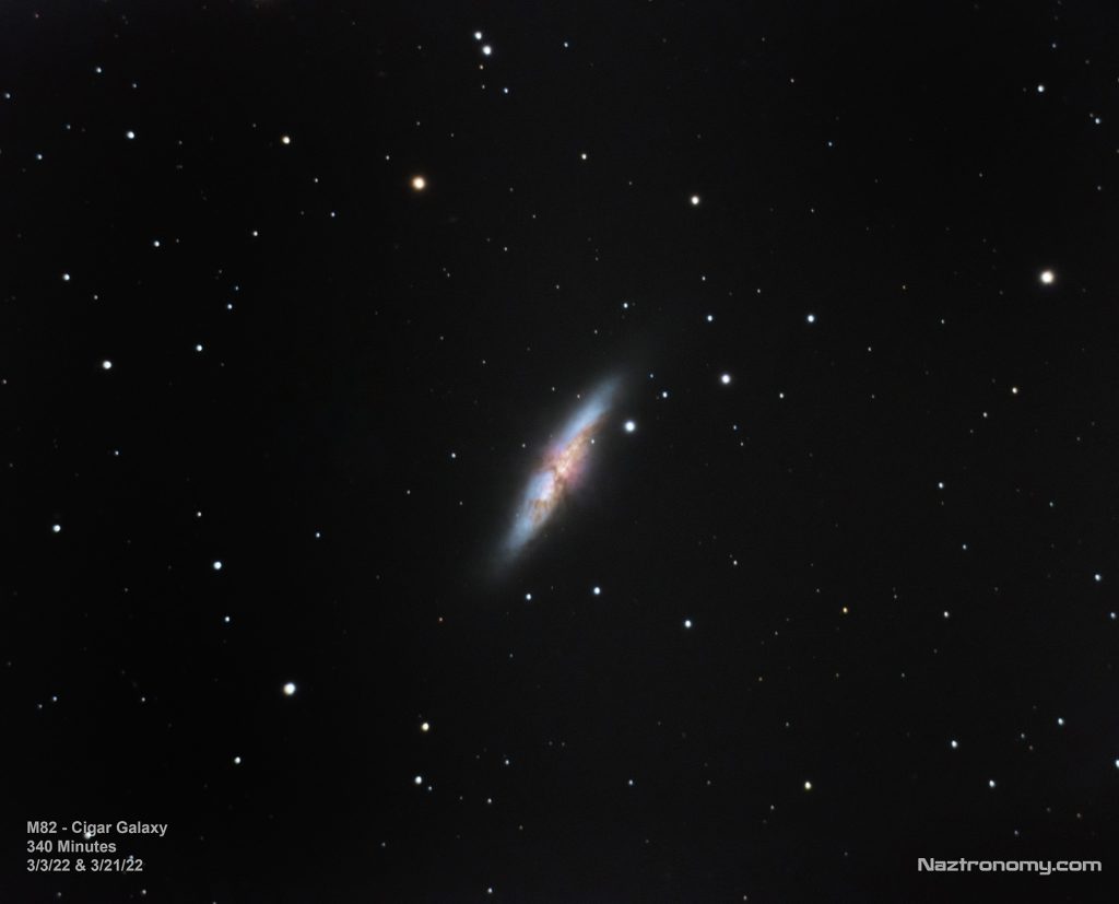 M82 – The Cigar Galaxy