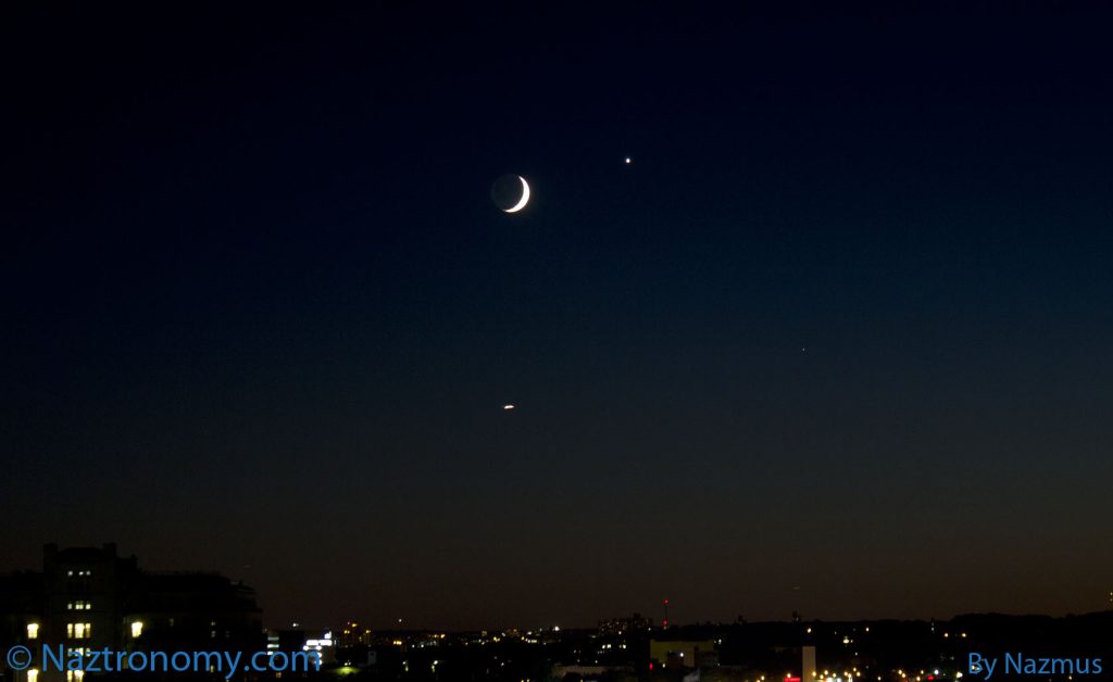 Moon and Venus 