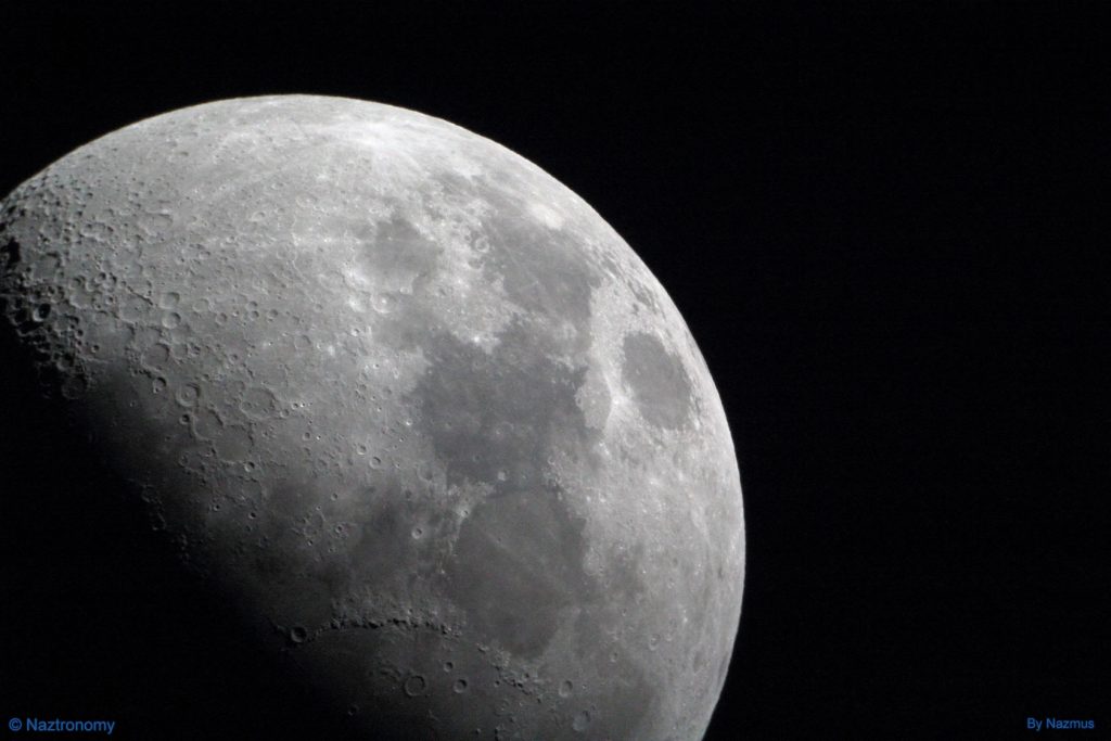 Quarter Moon on the Edge