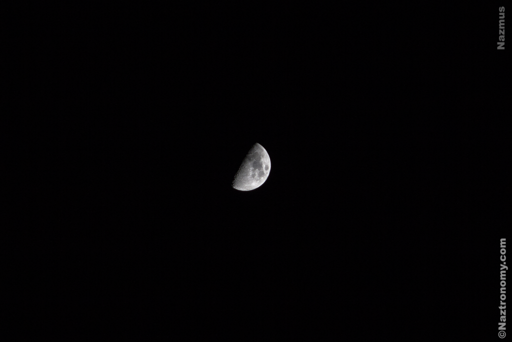 Almost Quarter Moon