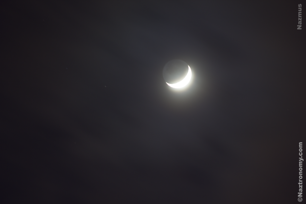 Crescent Moon with Earthshine
