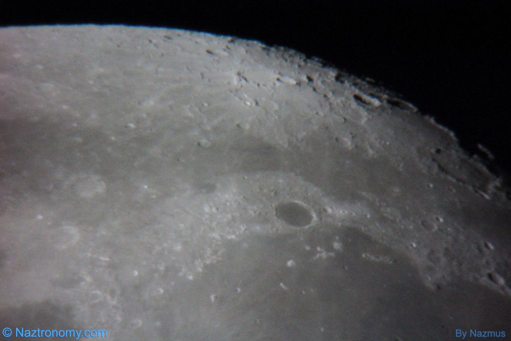 Deep Zoom of Waxing Gibbous Moon