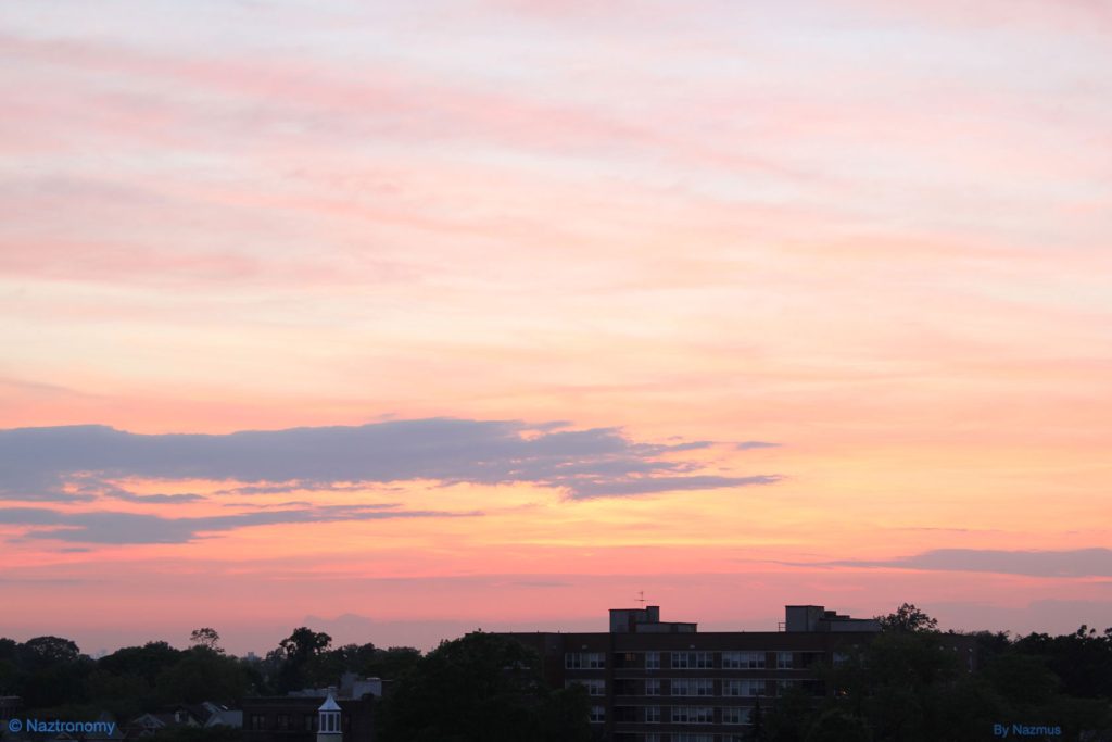 Pinkish Sky in Queens