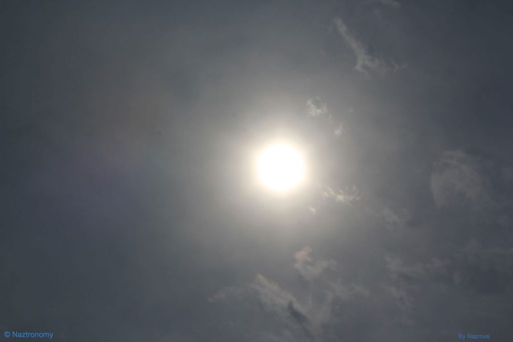 Sun with a DSLR