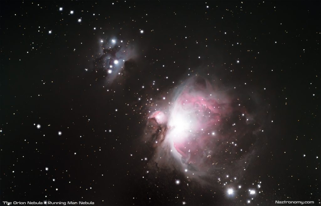 Orion and Running Man Nebula