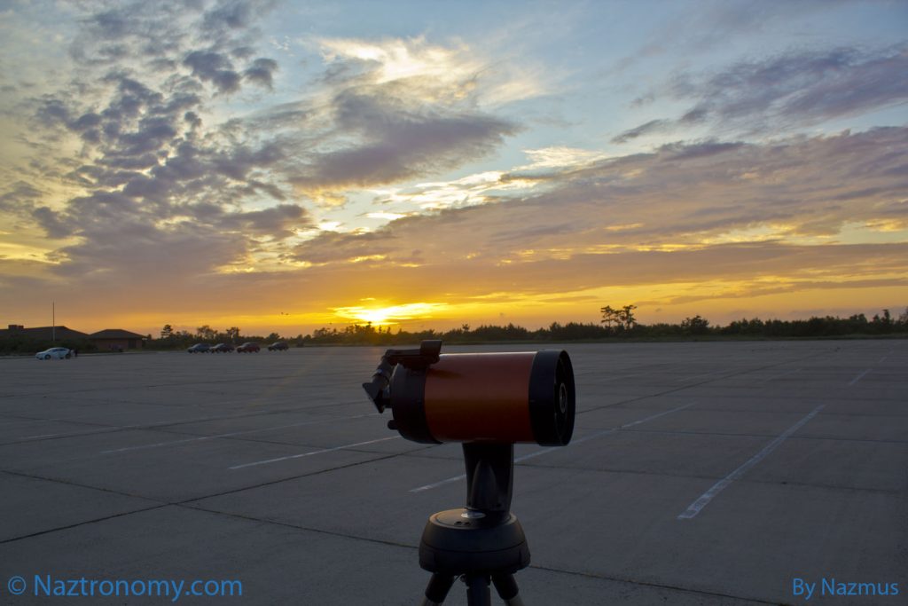 6Se in front of Sunset