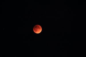 Bloodmoon during Total Lunar Eclipse on Sep 28, 2015