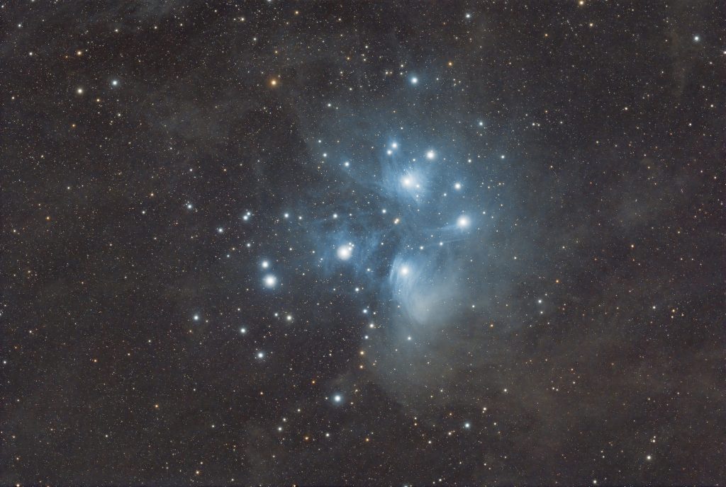 50 Minutes of M45 – The Pleiades