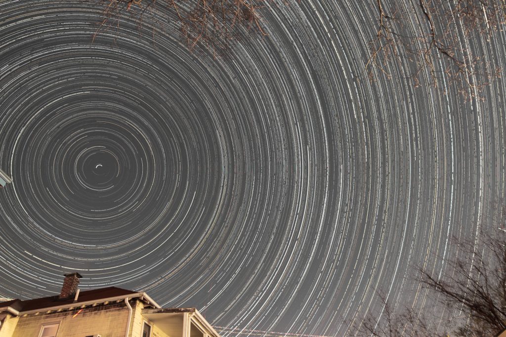 Star Trails from Dec 24, 2022