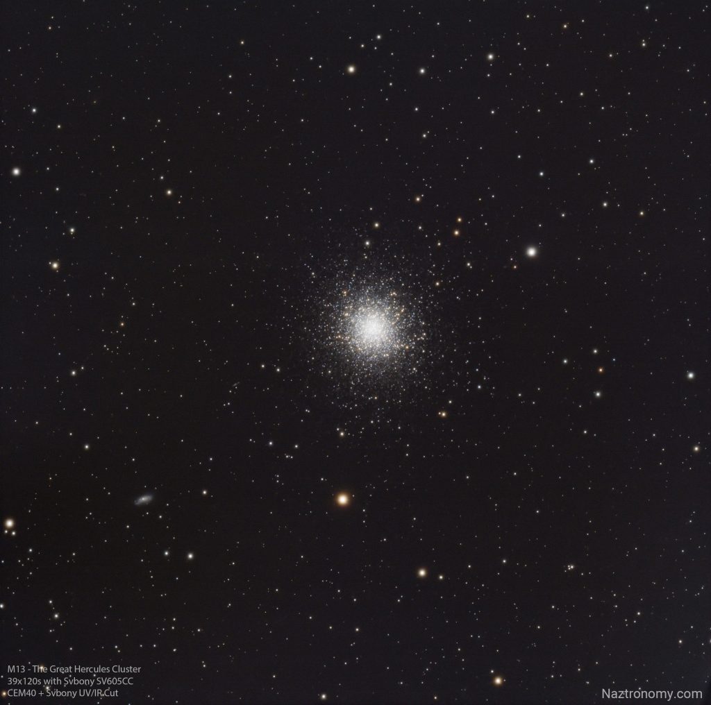 M13 – The Great Hercules Cluster with Svbony Camera
