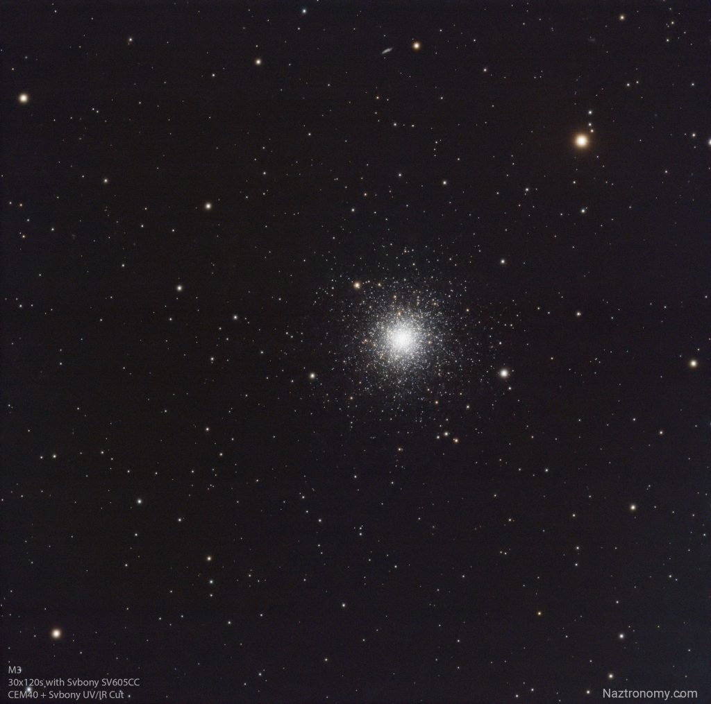 M3 Globular Cluster with SV605CC