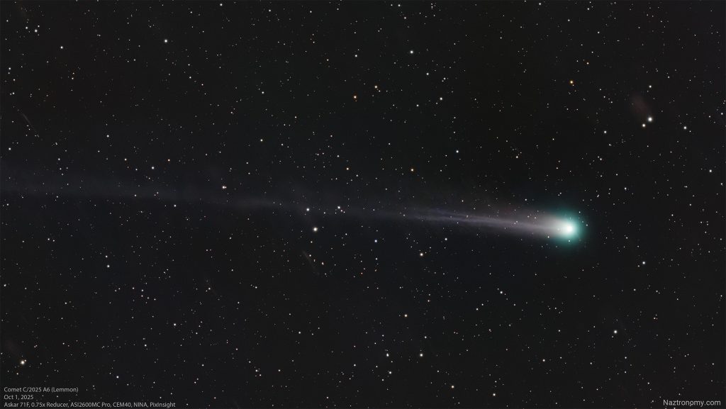 Comet C/2025 A6 (Lemmon) from My Backyard
