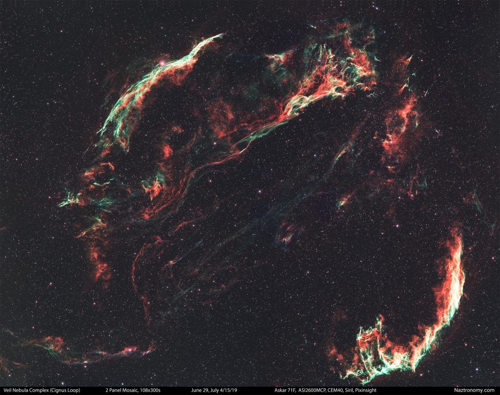 Cygnus Loop Mosaic 2025