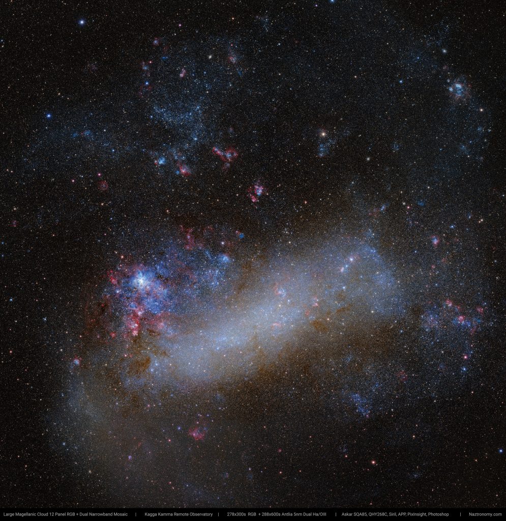 Large Magellanic Cloud in Broadband – 12 Panel Mosaic