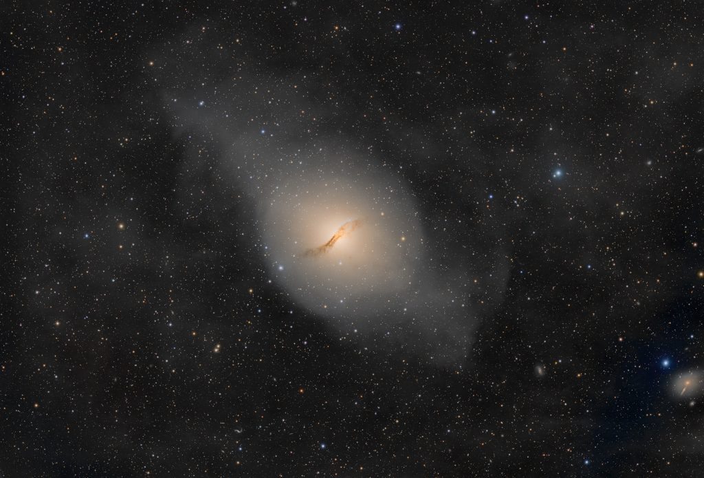 Centaurus A Galaxy in LRGB with Esprit 100ED