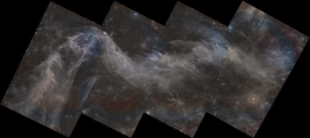 The Cosmic Snake: Mandel-Wilson 9 with IC4635 in LRGB