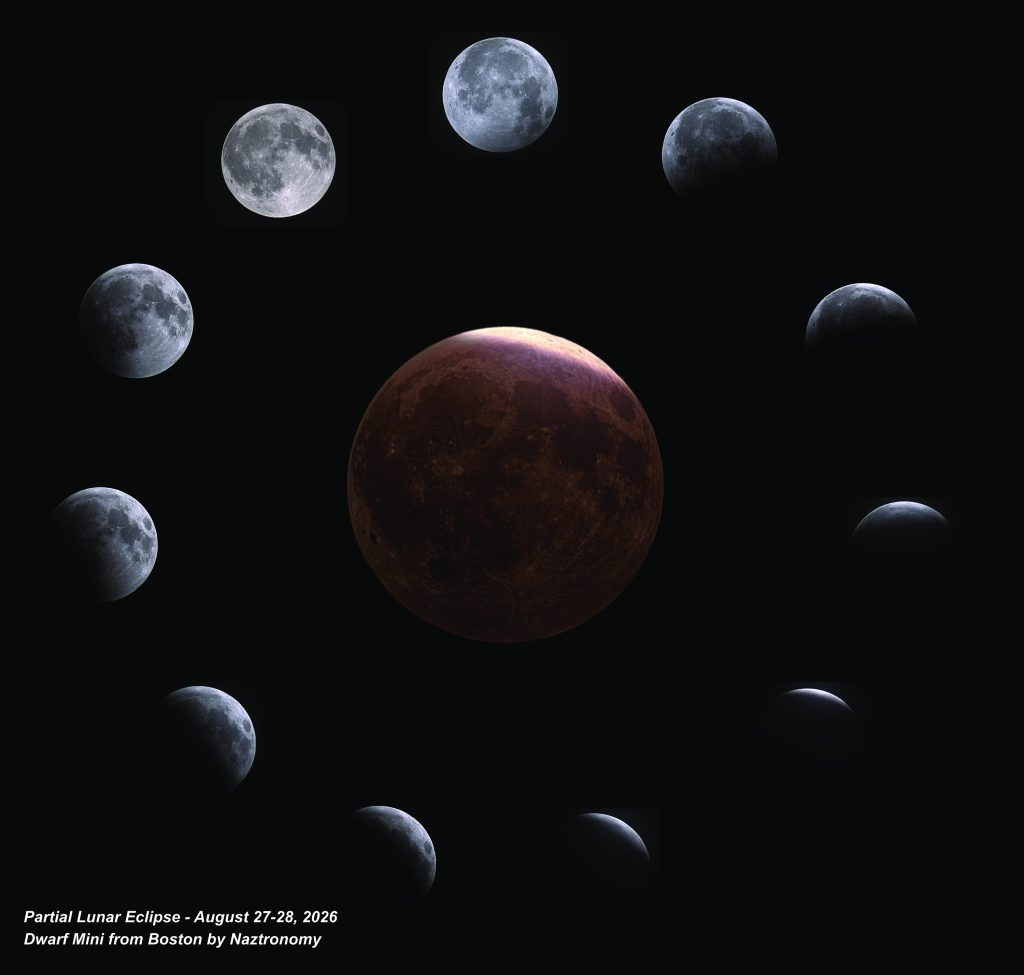 Aug 27-28 Deep Partial Lunar Eclipse with Dwarf Mini