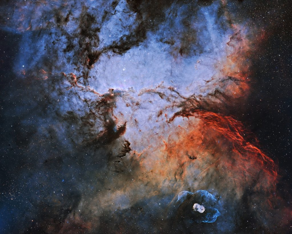 Fighting Dragons of Ara Over the Dragons Egg Nebula